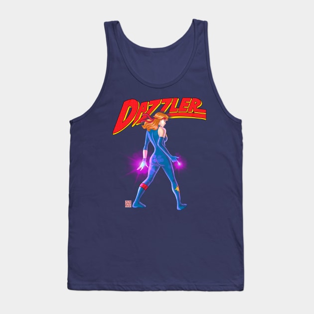 Classic Dazzler with Logo Tank Top by sergetowers80